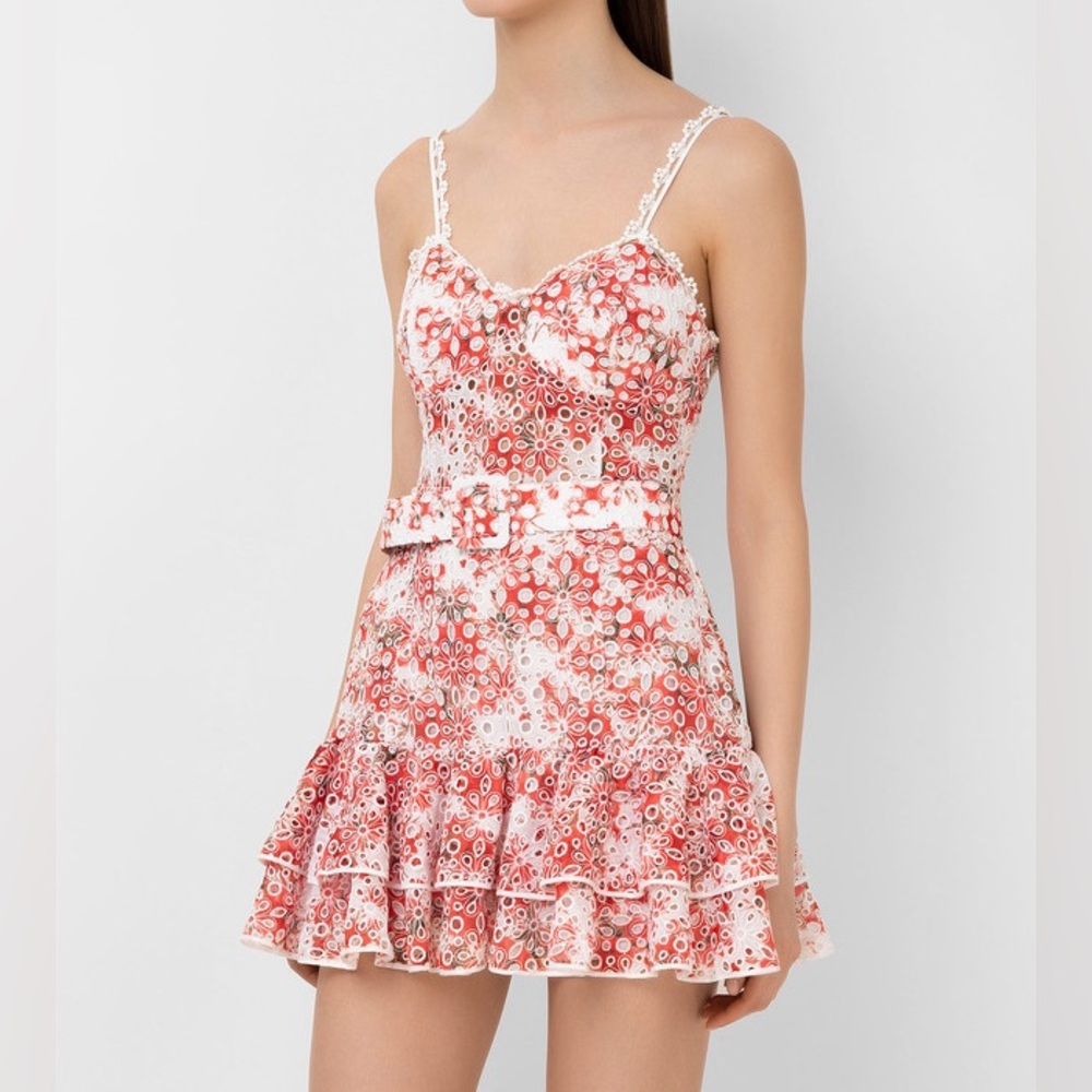 CHARO RUIZ IBIZA 
Marianne Short Dress In Red